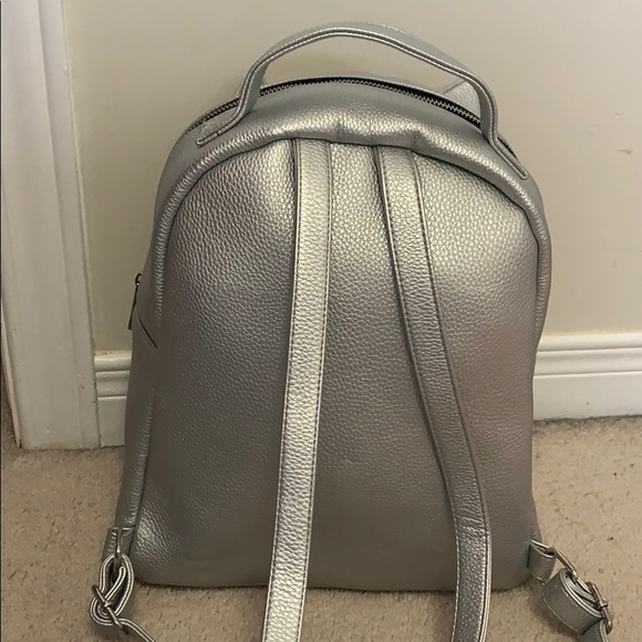 Cute Silver Kitty Backpack - Picture 2 of 5